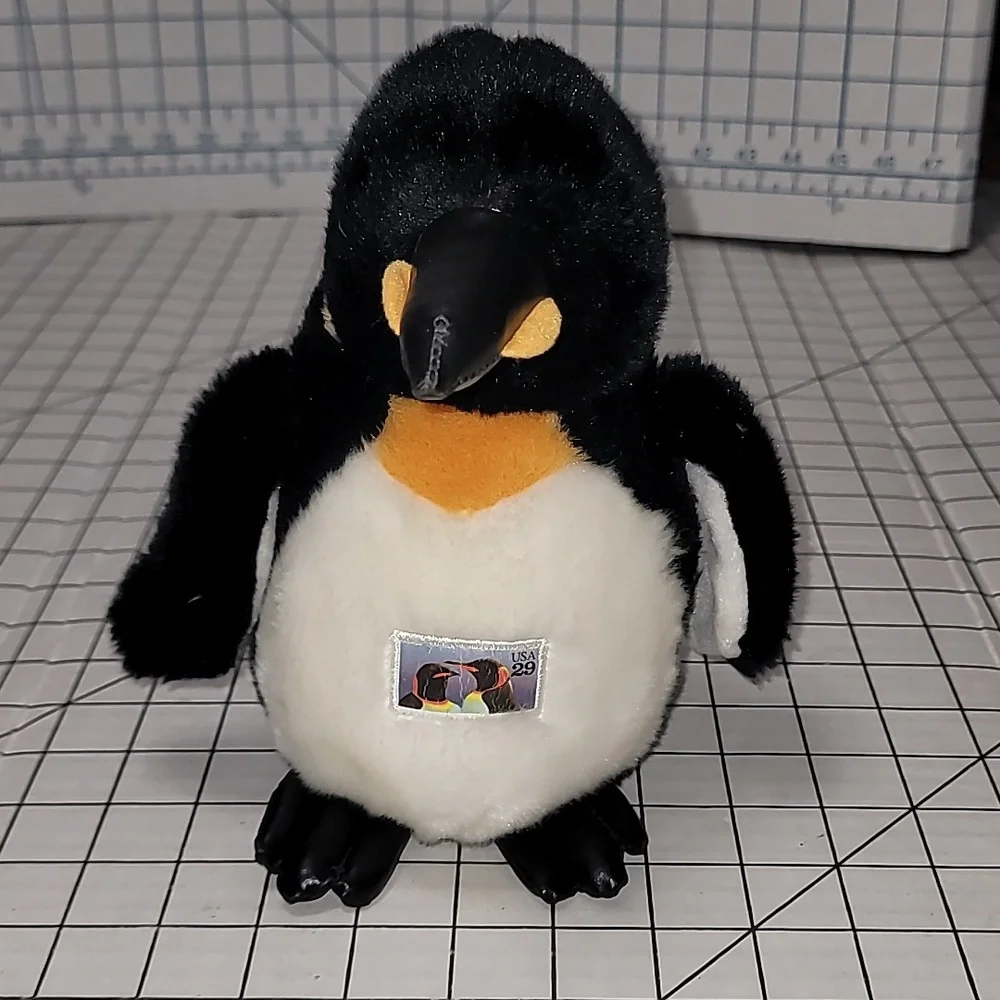 King‎ Penguin USPS Stamp Plush Stuffed Animal 9